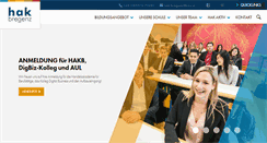 Desktop Screenshot of hak-bregenz.ac.at